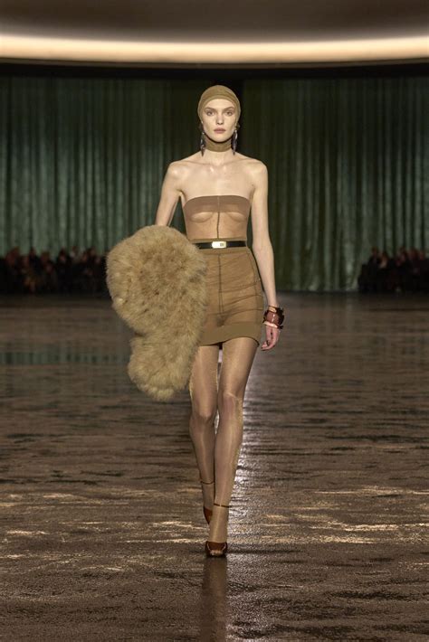 st laurent fashion show 2024.